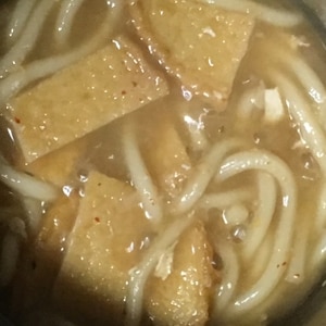 白菜さつま揚げのおろし煮込みうどん♪